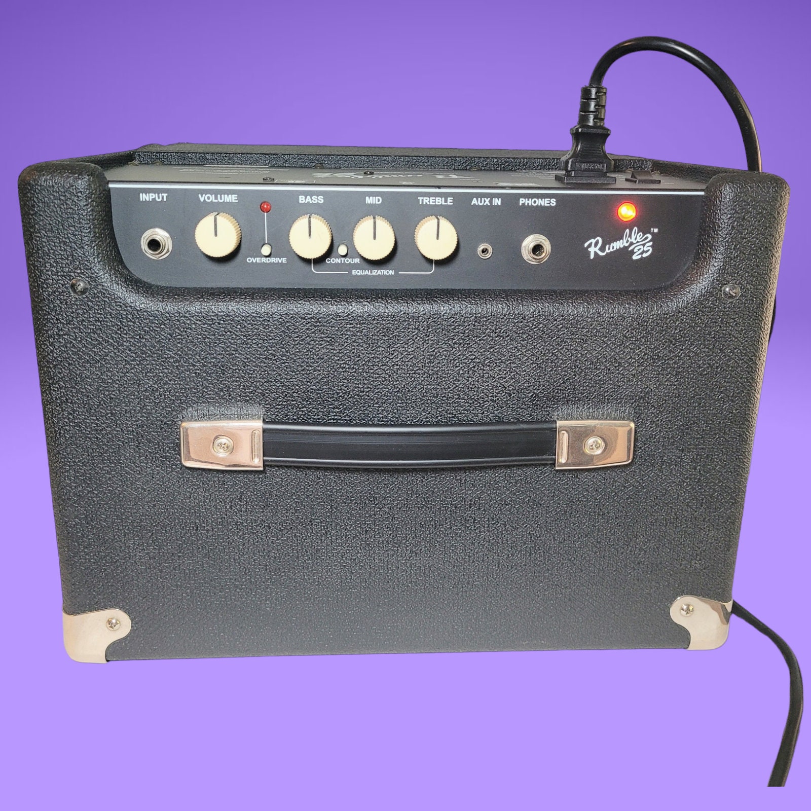 Vintage Fender Rumble 25 100-120V 50-60hz 70W 8