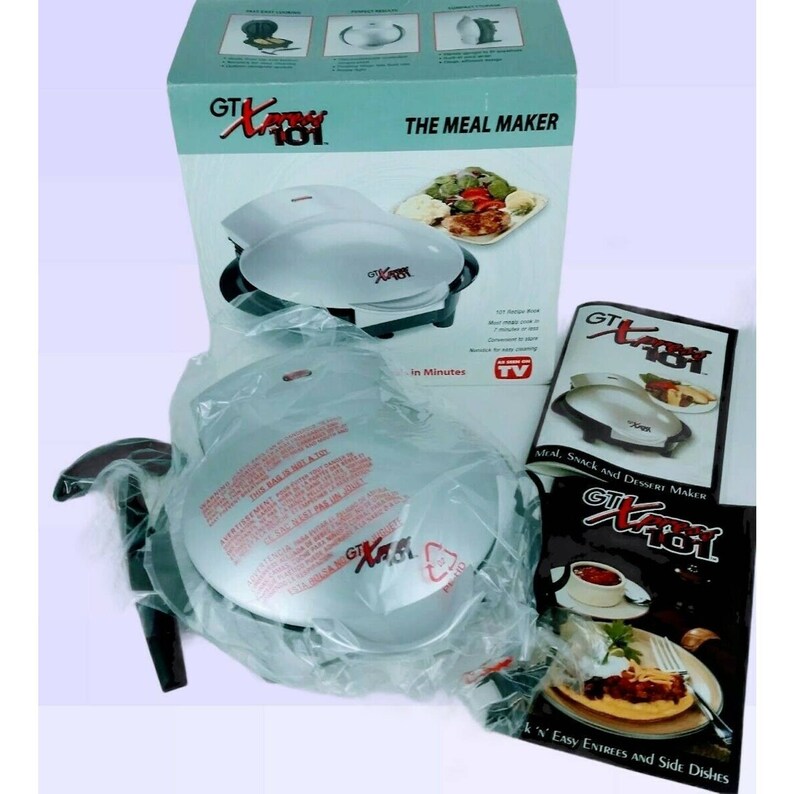 New Gt Xpress 101 Meal Maker Electric Grill Meals Snacks Etsy