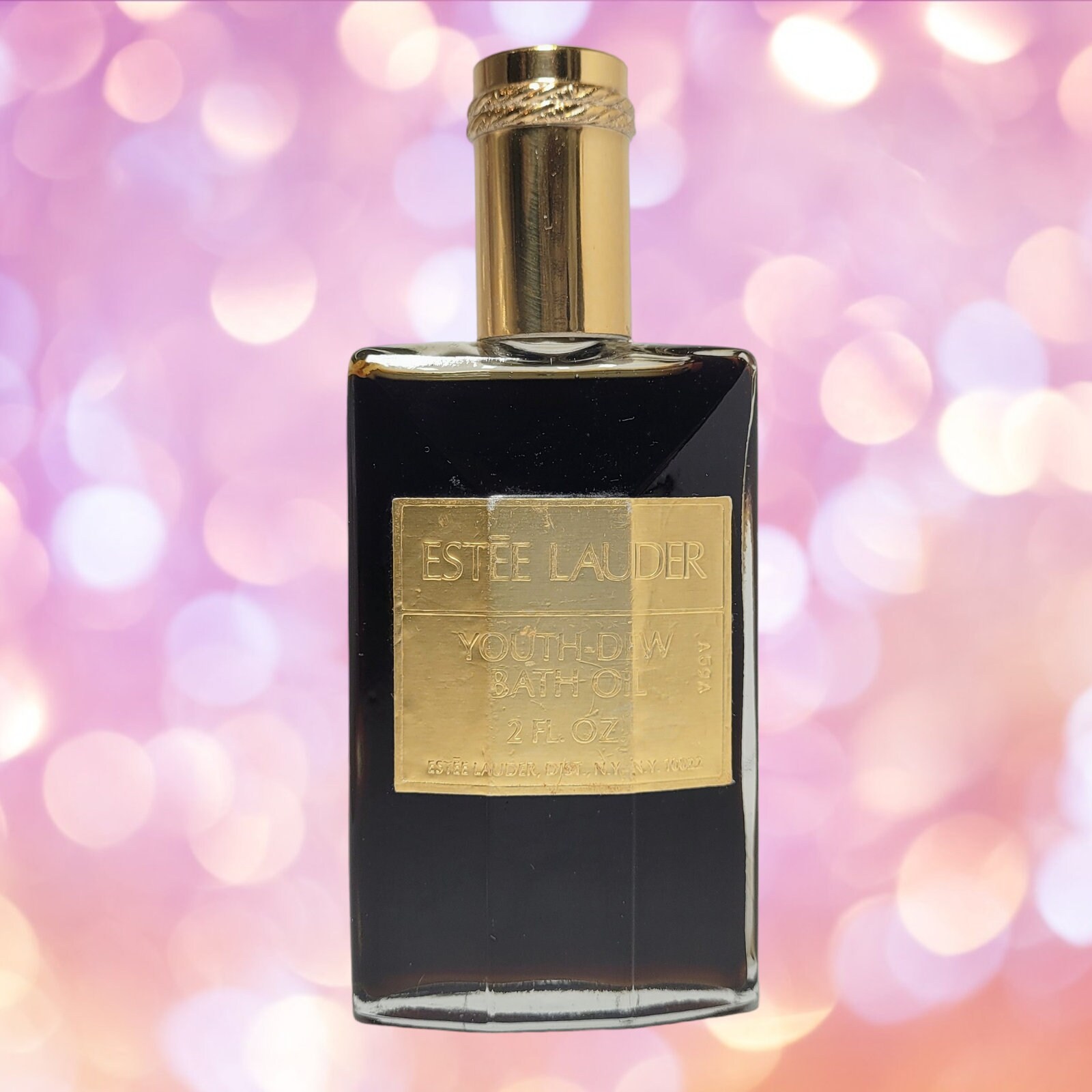 New Vintage Estee Lauder Youth Dew Bath Oil 2oz. Glass Bottle Etsy