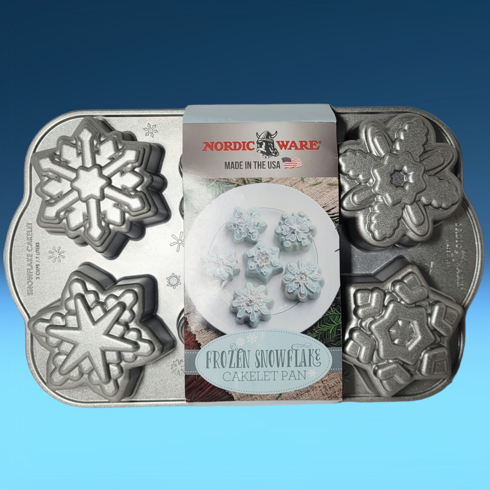 Vintage William-Sonoma by Nordicware Snowflake Cake Pan New in package