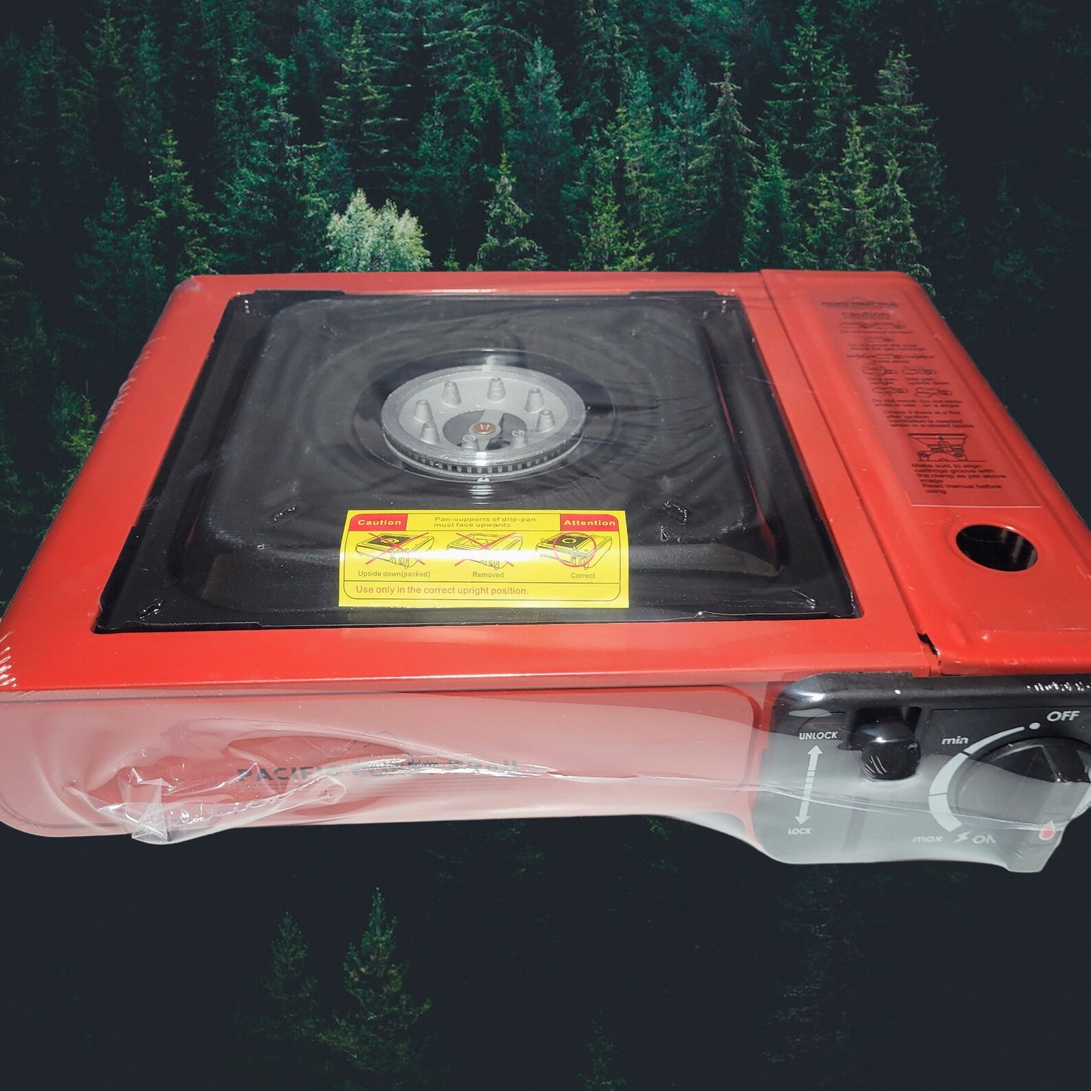 New Pacific Coast Trail 10,000 BTU Camp Stove PCT193 Durable Steel Auto