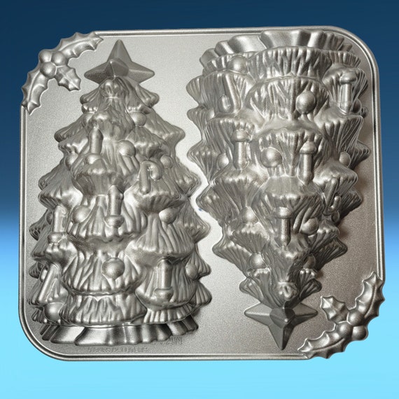 New Nordic Ware Christmas Tree Heavy Cast Aluminum 3D Cake Etsy