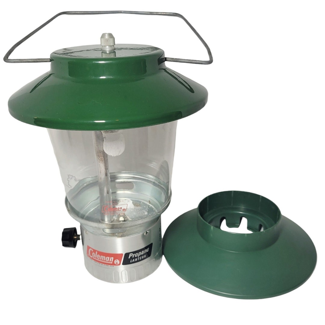 Coleman 緑色 ランタン1214 Vtg. Coleman Lantern-Green 2 Mantle - Model 5114B-60's to 70's