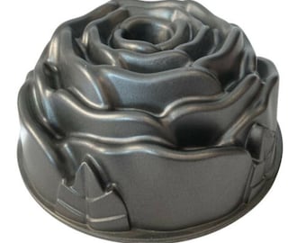 New Nordic Ware Rose Bundt Cake Baking Pan Pro Cast Aluminum Bake Bakeware ~ Made in USA ~ Great Christmas Gift!