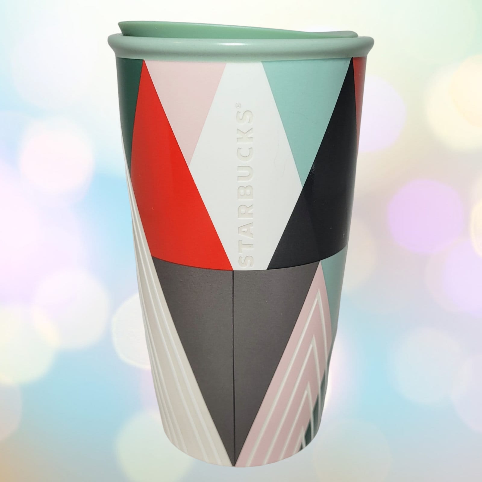 Starbucks Double Wall Traveler - Red Holiday Cup, 12 oz. Ceramic Mug With  Gift Box 