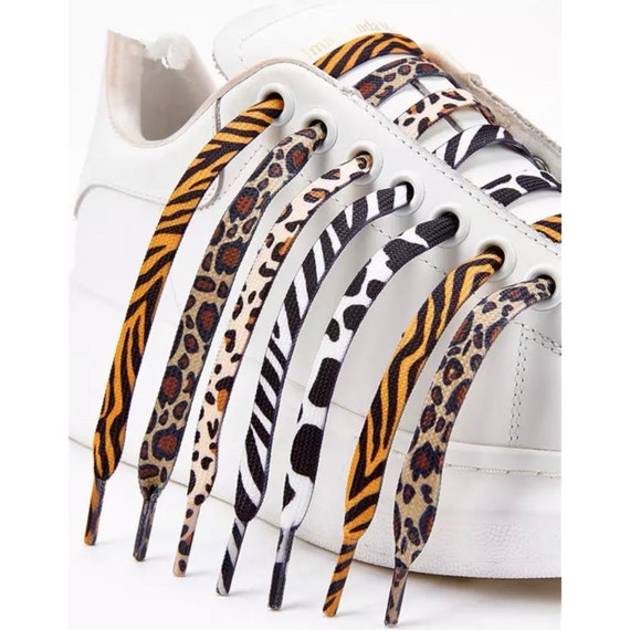 leopard print laces