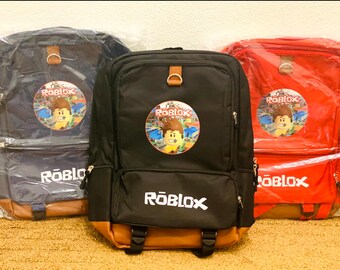Roblox Backpack Etsy - roblox backpack kids
