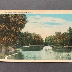 Casa dei Soldati di Lake, Washington DC. 1926. Cartolina d'epoca.