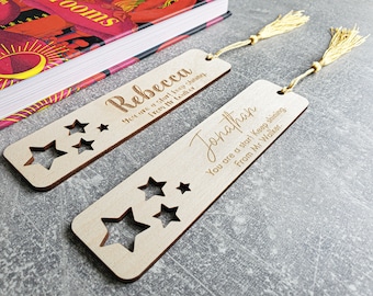 School Leaver Personalised Bookmark | Gift Teacher Pupil Student | Wooden Bookmark | Graduation Gift | Leavers 2025 | Class of 2025