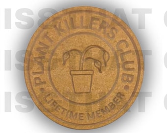 Silicone Mold for Resin | Plant Killers Club Badge