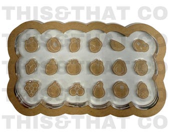 Silicone Mold for Resin | Fruit Stud Palette