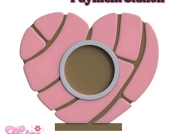 NFC Smart Tap Payment Station – Tap to Pay Sign | Contactless Checkout Display | Smart Tap | NFC | Custom QR Code Stand | Concha Heart