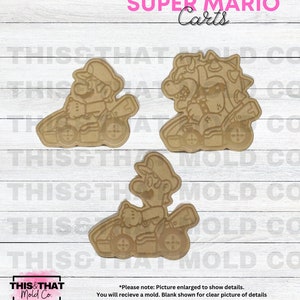 Silicone Mold for Resin | Plumber Bros Kart Flats