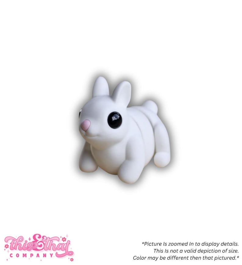 Sticky Rabbit Fidget Toy Articulated Rabbit Fidget Toy | 3D Printed | Sensory Desk Pet | Gift ...