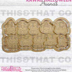 Silicone Mold for Resin | Halloween Kawaii Mold