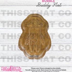 Silicone Mold for Resin | Bubbly Guy Cartoon