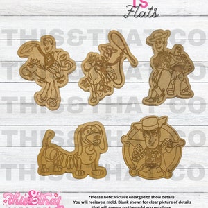 Silicone Mold for Resin | Cartoon Toy Characters Flats