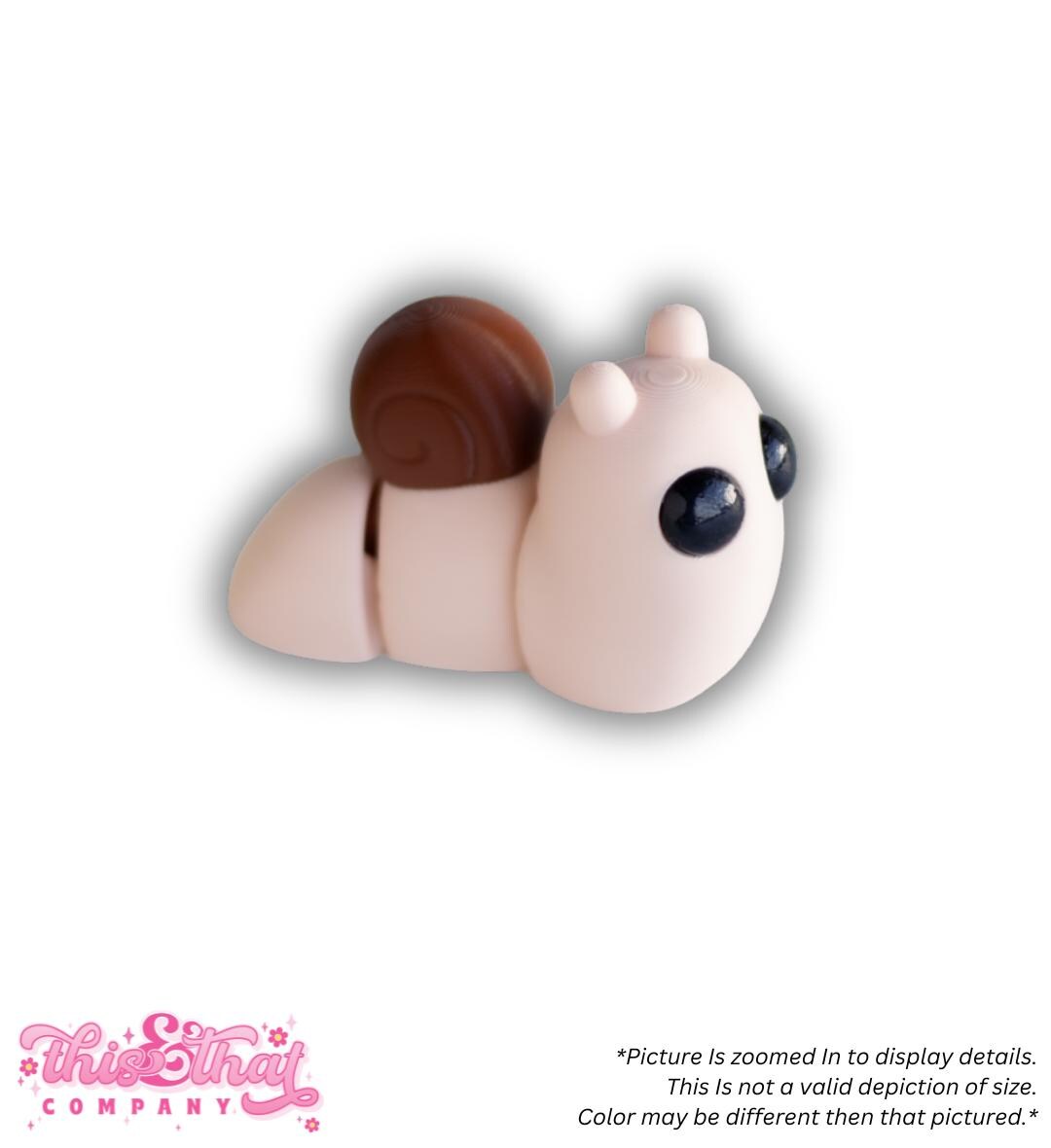 Articulated Snail Fidget Toy | 3D Printed | Sensory Desk Pet | Gift ...