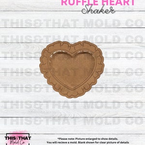 Silicone Mold for Resin | Heart Shaker