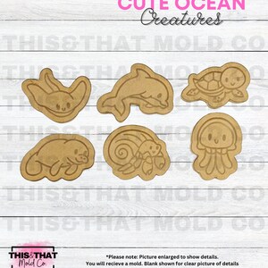 Silicone Mold for Resin | Cute Ocean Creatures