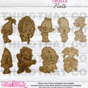 Silicone Mold For Resin | Mythical Cartoon Characters