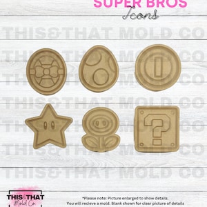 Silicone Mold for Resin | Plumber Bros Icons