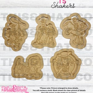 Silicone Mold for Resin | Nostaglic Toys Cowboy Shakers