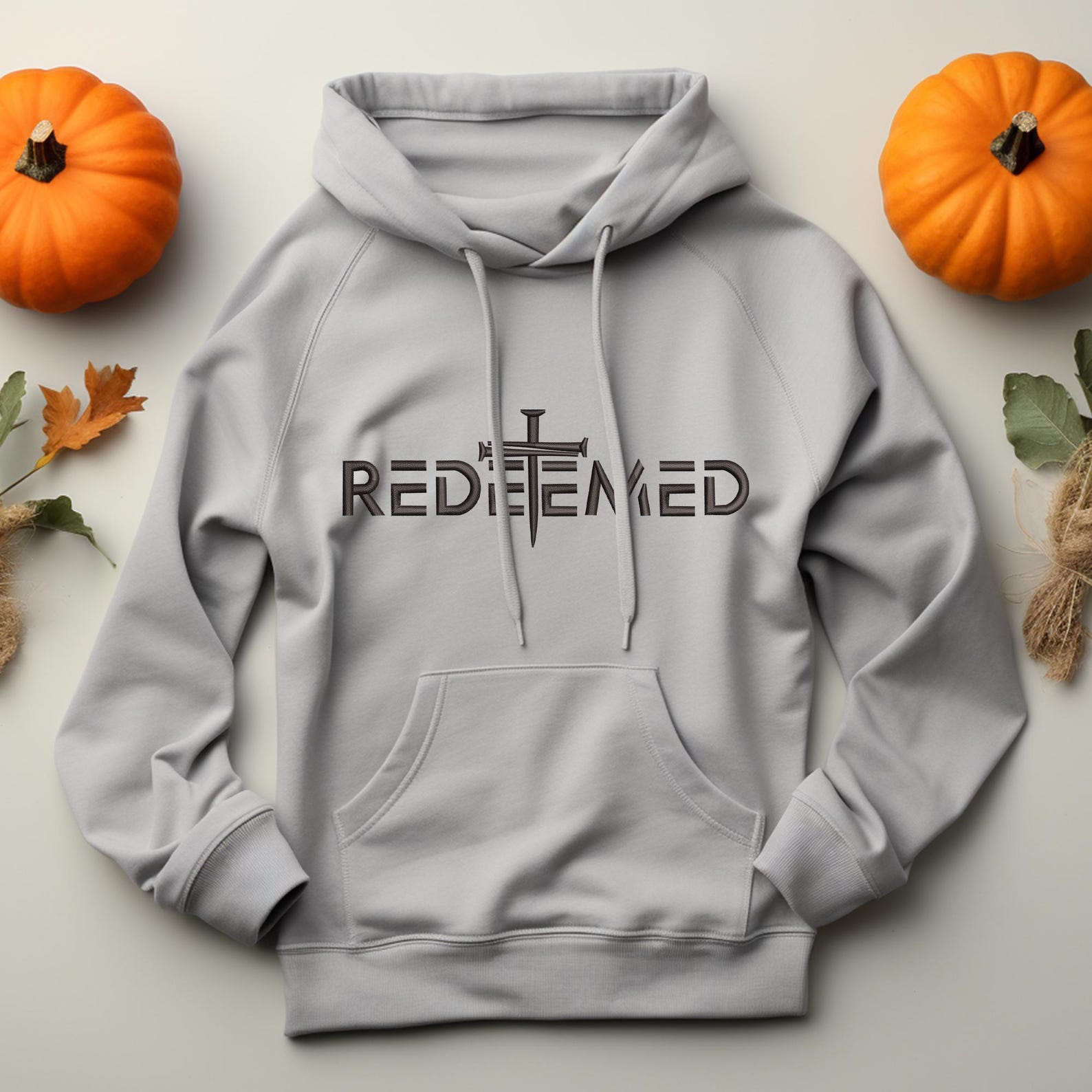 Redeemed Embroidery Designs, Religious Quote Embroidery Pattern ...