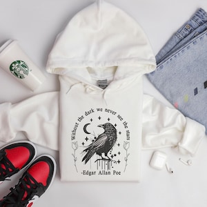 Without the Dark We Never See the Stars Embroidery Designs, Crow ...
