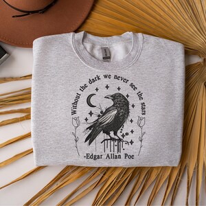 Without the Dark We Never See the Stars Embroidery Designs, Crow ...