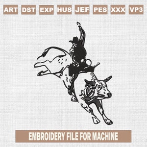 Rodeo embroidery designs, western embroidery pattern, cowboy hourse embroidery files trendy, 5sizes