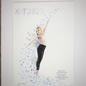 Custom Dancer Watercolor from Photo image 5