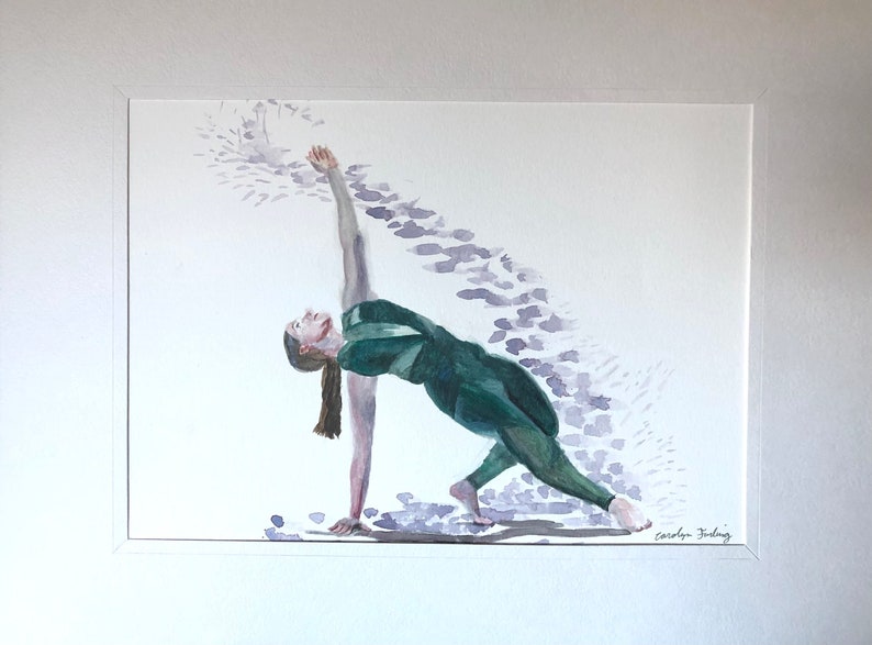 Custom Dancer Watercolor from Photo image 8