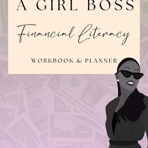 The Girls Guide to Financial Literacy - Digital Workbook and Planner for Budgeting, Saving and Money Management.