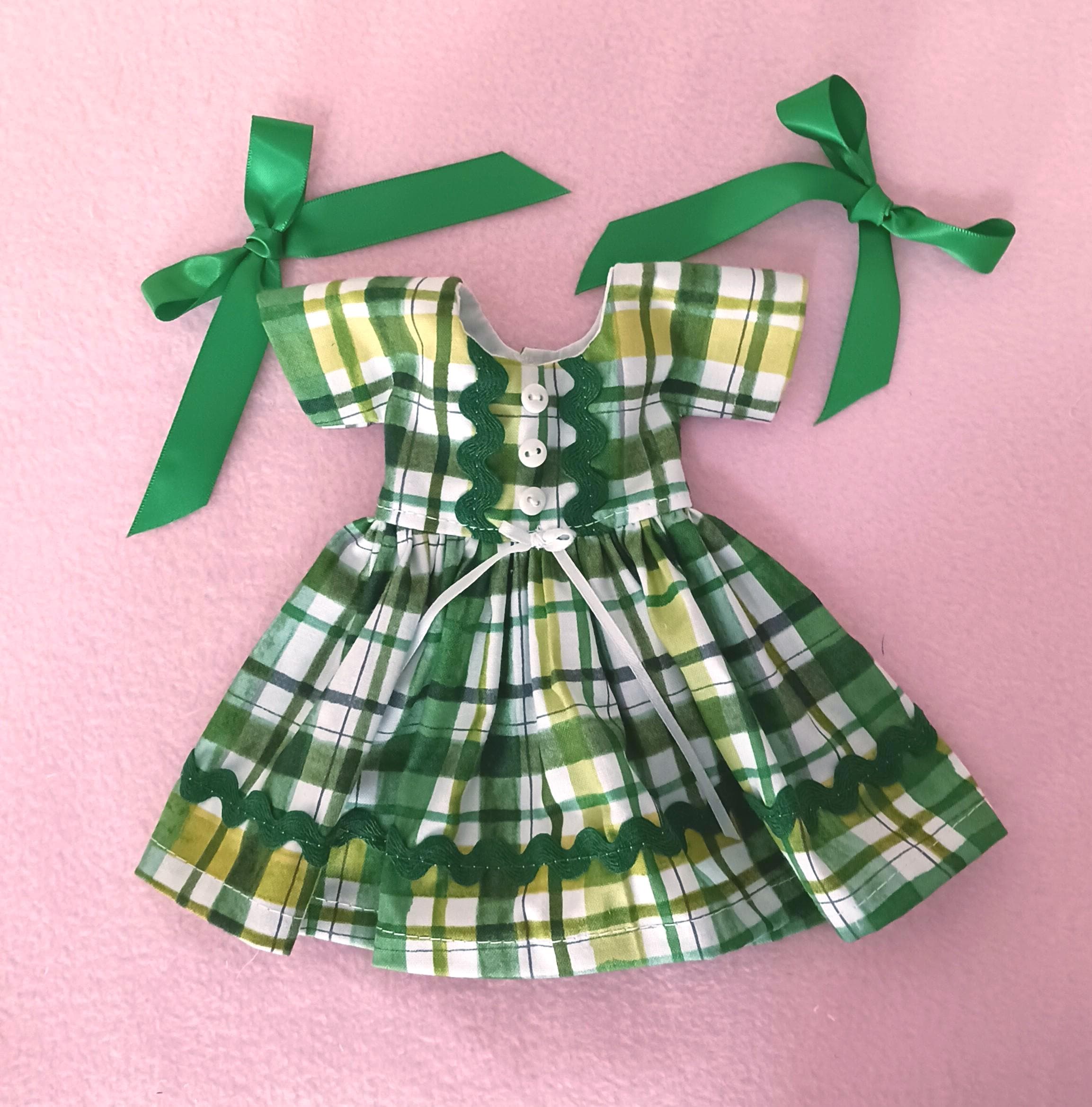 green dress cider Deep Red & Green Smocked Christmas Plaid Dress