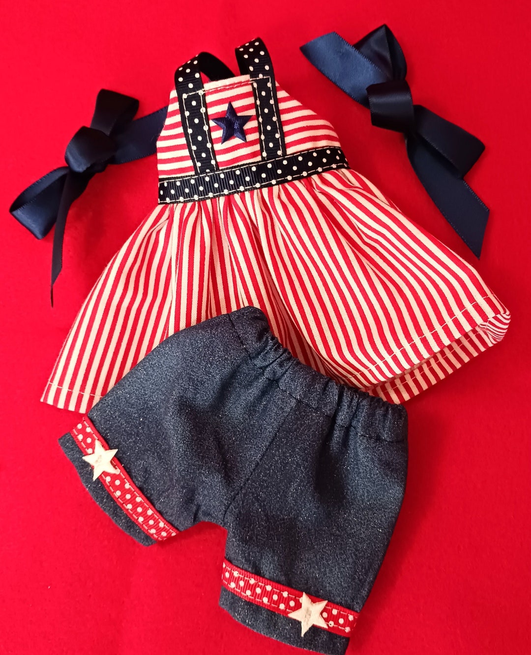 Red, White, and Blue Doll Outfit: 14