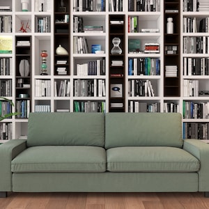 KIVIK 3 Seat Sofa Cover, Handmade Slipcover - Custom Made To Fit KIVIK 3 Seater Couch