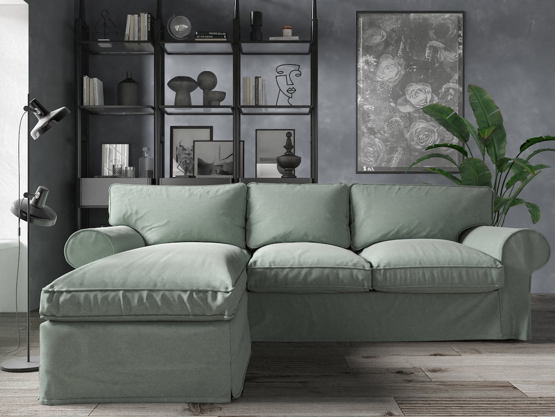 Divano a posti EKTORP con chaise longue, rivestimento destro