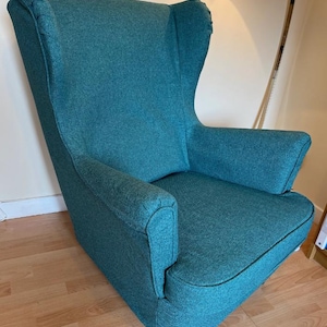 STRANDMON Armchair Cover, Handmade Slipcover - Custom Made To Fit STRANDMON Chair Model