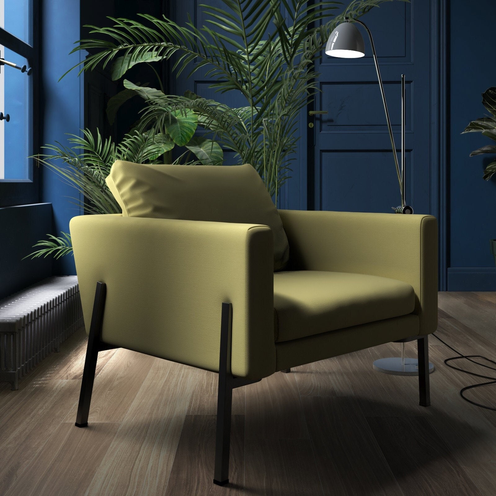 KOARP Armchair Cover Handmade Slipcover Custom Made to Fit IKEA