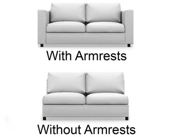 Buy VIMLE 3-seat Sofa Cover, Handmade Natural Linen Cotton