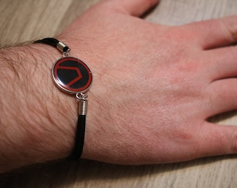 Men's libertine symbol bracelet