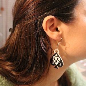 BBC Hotwife Queen Of Spade cuckold earring