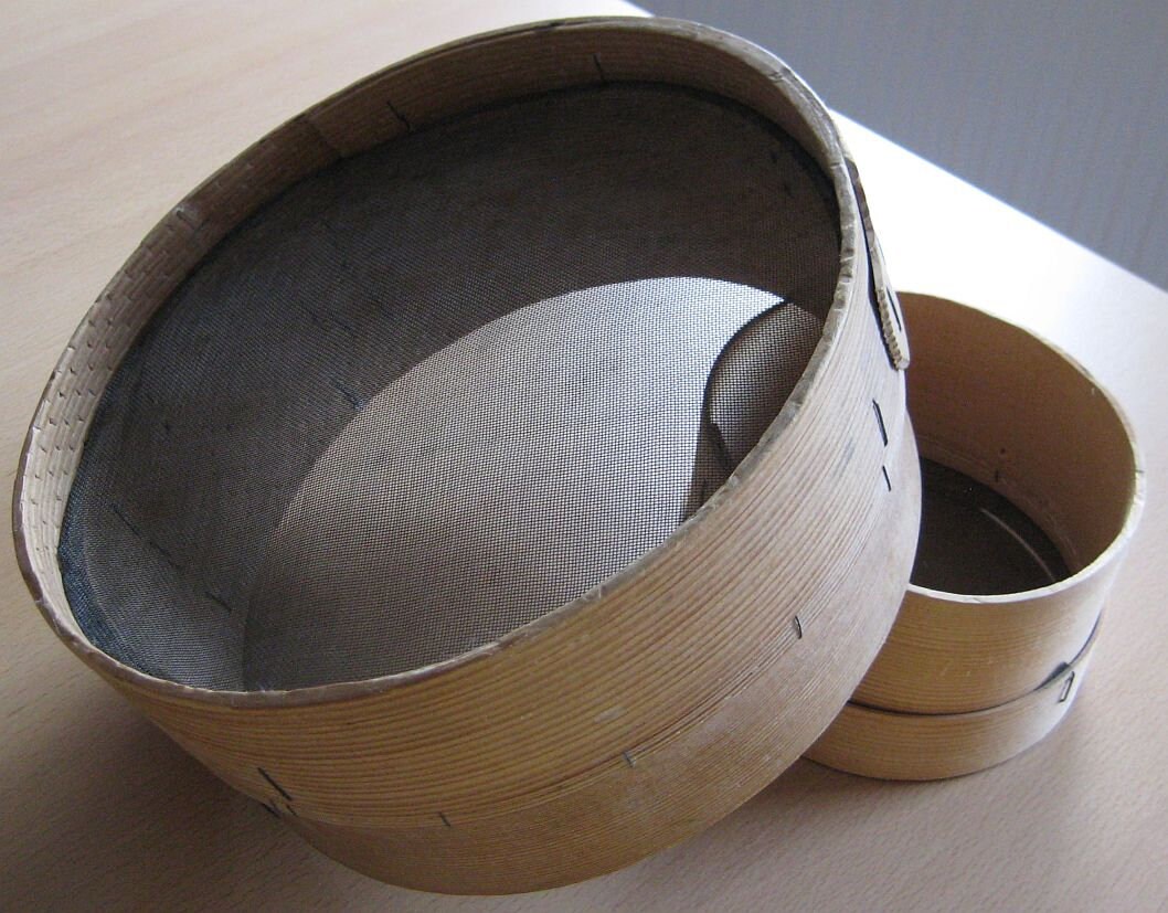 2 tamices de harina viejos hechos de madera con rejilla de | Etsy