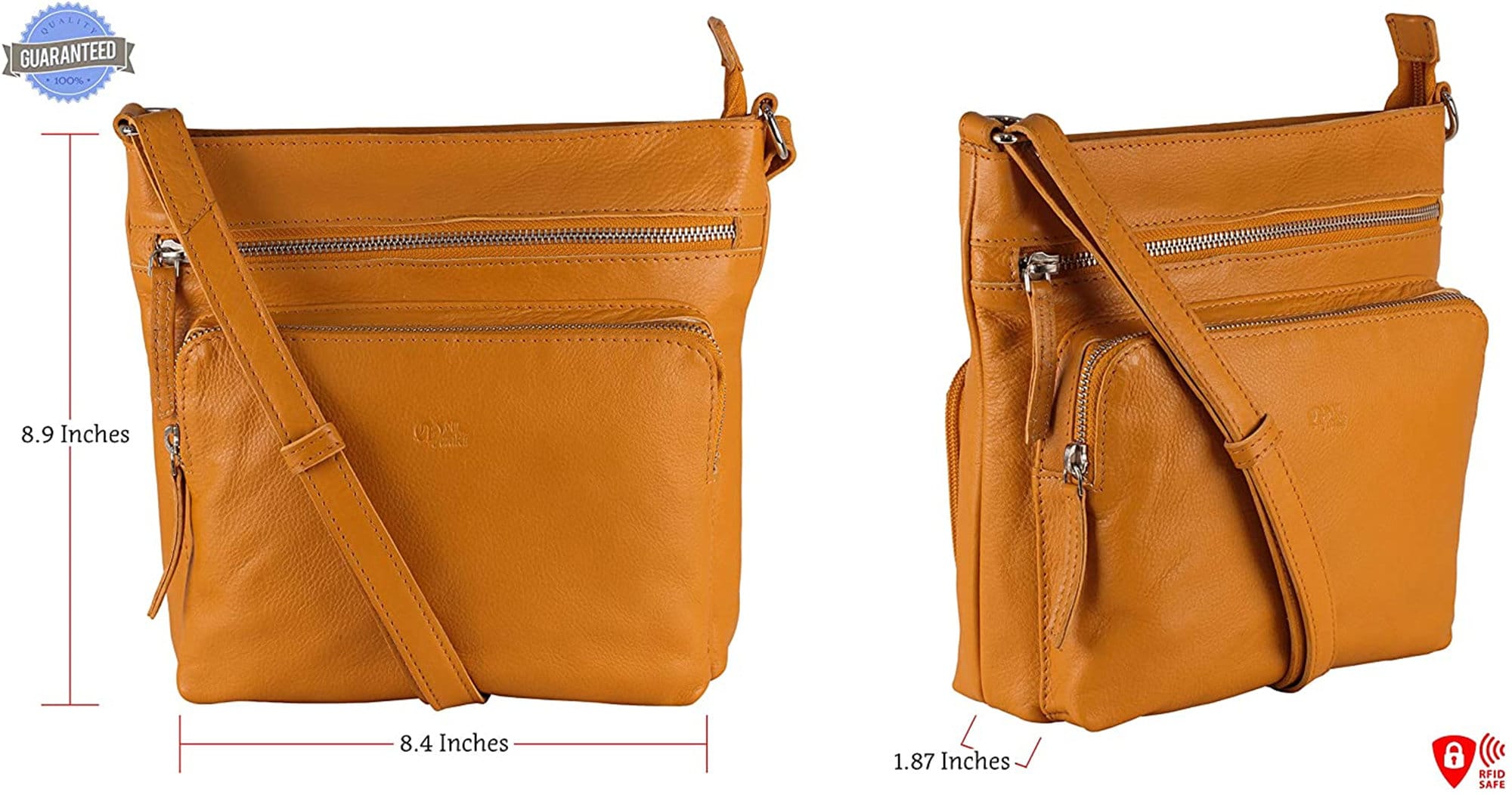 Genuine Leather Crossbody Purse and Handbags Crossover Bag Etsy