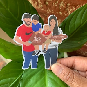 Custom Portrait Sticker | Personalized Stickers | Custom photo sticker|Personalized Gifts| waterproof stickers