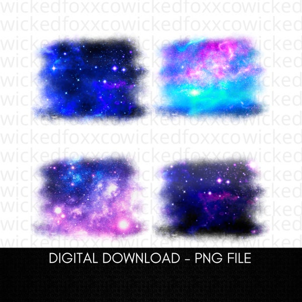 Galaxy Sublimation PNG, Space PNG, Sublimation Background Bundle, Stars, PNG Bundle, Digital Download, Printable File, Space Png Bundle