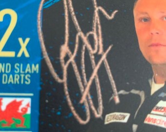 Gerwyn Price Signed Ultimate Darts Card - Etsy