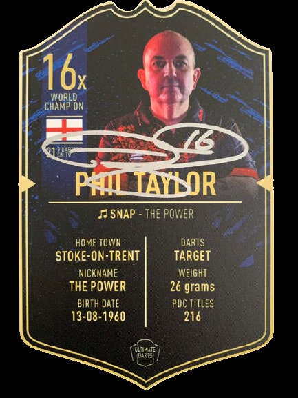 DVD [Piai Dee] portrait-in-darts Phil 