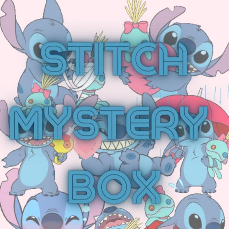 Stitch Mystery Box Disney Mystery Box Stitch Gifts Stitch Etsy UK